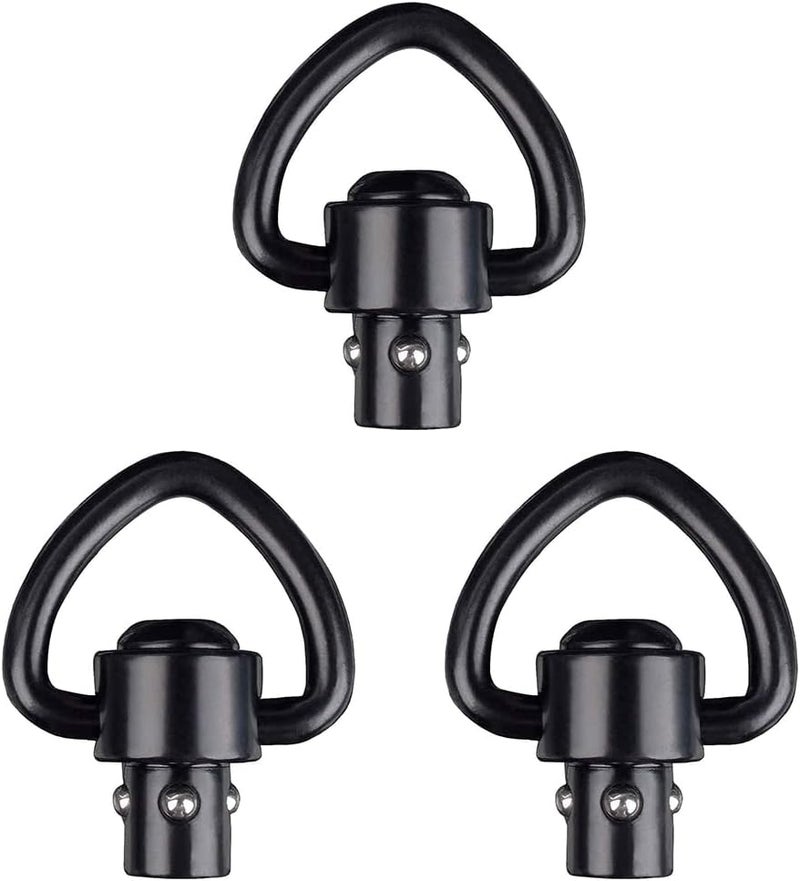 TPO تركيب دوار حزام QD 1" ثقيل الوزن مع حلقة D-Loop سكة بيكاتيني QD لحزام سريع الفصل/الإفراج لنظام الحزام ذو النقطتين - Image 1